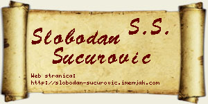 Slobodan Šućurović vizit kartica